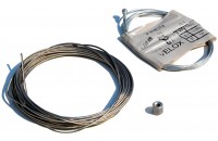 Control cables for spring-loaded locks