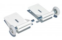 Bottom sectional wheel supports + wheels