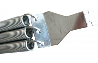 Satz 3 Kippfedern + 1 Haken
