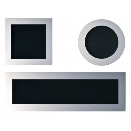 Porthole Alunox garage door in different shapes