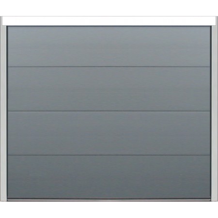Velocia Sectional Door - Ungrooved / Smooth Polygrain - Anthracite Grey - Motorized