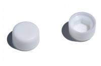 White cap for head screw H 10mm (set of 25)