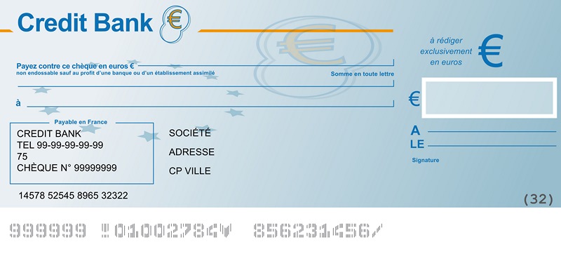 Paiement par chèque
